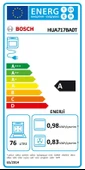 BOSCH HUA717BA0T 76LT BUHAR DESTEKLİ ANKASTRE FIRIN SİYAH - 6