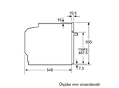 BOSCH HJG852YW0T 76LT BEYAZ ANKASTRE FIRIN - 3