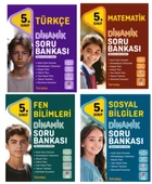 TUDEM YAYINLARI 5.SINIF DİNAMİK TÜRKÇE - MATEMATİK - FEN BİLİMLERİ - SOSYAL BİLGİLER SORU BANKASI - 1