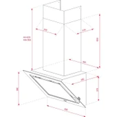 TEKA DLV 68660 BK 60 CM FRESH AİR DUVAR TİPİ SİYAH DAVLUMBAZ - 9