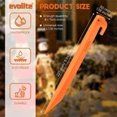Evolite Arancio ABS Çadır Kazığı 23 cm 6 Adet - 2