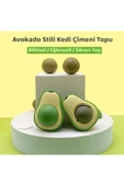 Avokado Catnip Avokado Kedi Çimi Topu Avokado Kedi Nanesi Oyuncağı - 2