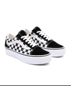 Vans UA Old Skool Platform Black White Checkerboard - 2