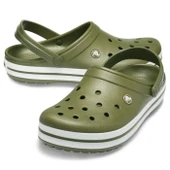 Crocs Crocband Army Green White - 2