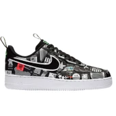 Nike Air Force 1 07 LX Worldwide Pack Black White Flash Crimson - 1