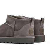 UGG Classic Ultra Mini Boot Grey Womens - 3