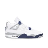 Nike Air Jordan 4 Retro White Midnight Navy thumbnail 1