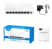 Cudy FS108D 8 Port 10/100Mbps Fast Ethernet Desktop Switch - 1
