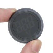 4-100V Dc Voltmetre Yuvarlak  Panel Tip Montajlanabilir Dijital Kırmızı Renk Led Gösterge Ekran Elektrik Voltaj İzleme Ölçer thumbnail 2