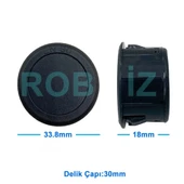 4-100V Dc Voltmetre Yuvarlak  Panel Tip Montajlanabilir Dijital Kırmızı Renk Led Gösterge Ekran Elektrik Voltaj İzleme Ölçer thumbnail 8