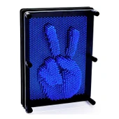 KÜÇÜK BOY 13X10 CM KOYU MAVİ PİN ART BLUE 3D DİMENSİONAL SCULPTURE KOYU MAVİ PİNART 3D ÇİVİ SANATI - 1