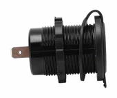 Dual Usb Çıkış 30V to 5V Su Geçirmez Çift Usb Çıkış Güç Kaynağı  12V/24V to 5V 1A 2.1A Otomobil Motosiklet Tekne Araç Şarj Cihazı Panel Tip Montaj Plastik Koruma Kapağı - 6