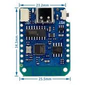 Wemos D1 Mini V4  ESP8266 Kablosuz İnternet Wifi IOT Geliştirme Kartı Type C Usb Uart IIC SPI Ch340 4MB Flash thumbnail 8