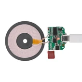 Kablosuz Şarj Modülü Type C 15W  5V 1A 9V 1.5A Mobil Akıllı Telefon Oyuncak Pil Şarj QI WPC V1.2.3 Samsung Apple DFR2V8 thumbnail 1