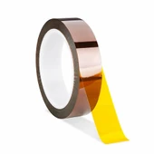 Kapton Bant 20mm x 30 Metre  Yüksek Düşük Sıcaklık -73C  260C Termal Isıya Dayanıklı Güçlü Yalıtım Çizilmeye Yırtılmaya Dirençli Çözücülere Dirençli Polyimide Maskeleme thumbnail 1