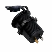 Dual Usb Çıkış 30V to 5V Su Geçirmez Çift Usb Çıkış Güç Kaynağı  12V/24V to 5V 1A 2.1A Otomobil Motosiklet Tekne Araç Şarj Cihazı Panel Tip Montaj Plastik Koruma Kapağı - 4