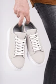 Muggo ZEYN Kalın Taban Bağcıklı Erkek Günlük Sneaker Spor Ayakkabı - 7