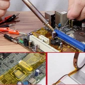 Kapton Bant 20mm x 30 Metre  Yüksek Düşük Sıcaklık -73C  260C Termal Isıya Dayanıklı Güçlü Yalıtım Çizilmeye Yırtılmaya Dirençli Çözücülere Dirençli Polyimide Maskeleme thumbnail 7