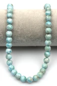 Larimar Doğal Taş Dizi 8 mm Küre Kesim thumbnail 2