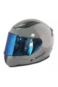 LS2 Rapıd 2 Nardo Gri Fullface Motosiklet Kaskı Mavi Camlı - 2
