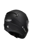 LS2 RAPID 2 MAT SİYAH KAPALI MOTOSİKLET KASKI - 3