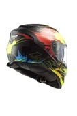 LS2 Storm 2 Drop Siyah-sarı-kırmızı Kask thumbnail 2