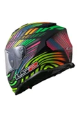 LS2 Storm 2 Power Mat Siyah-gökkuşağı Kask - 3