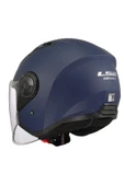 LS2 AIRFLOW 2 MAT NAVY MAVİ AÇIK MOTOSİKLET KASKI - 3