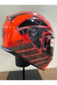 Scoyco X507 GÜNEŞ VİZÖRLÜ KAPALI MOTOSİKLET KASKI TURUNCU - 2