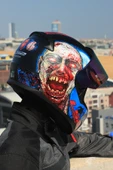LS2 RAPID 2 ZOMBIE SİYAH-KIRMIZI KASK - 7