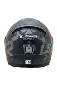 LS2 RAPID 2 CIRCLE  FULLFACE MOTOSİKLET KASKI SİYAH CAMLI - 3