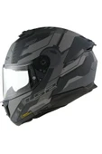 LS2 STREAM 2 SHADOW MAT GRİ FULLFACE MOTOSİKLET KASKI - 2