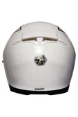 Scoyco X507 Güneş Vizörlü Kapalı Kask Beyaz - 5