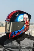 LS2 RAPID 2 RACE ZOMBIE SİYAH-KIRMIZI KASK - 2