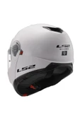 LS2 STROBE 2 BEYAZ Motorcu Kaskı - 4