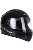 LS2 Rapıd 2 Parlak Siyah Fullface Motosiklet Kaskı - 4