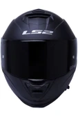 LS2 Storm 2 Mat Siyah Kapalı Motosiklet Kaskı Siyah Camlı thumbnail 5