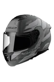 LS2 STREAM 2 SHADOW MAT GRİ FULLFACE MOTOSİKLET KASKI - 1