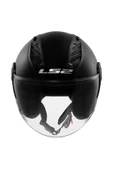 LS2 Aırflow 2 Yarım Kask Mat Siyah - 3