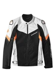 Scoyco JK176 WATERPROOF 4 MEVSİM MOTOSİKLET MONTU SİYAH TURUNCU GRİ - 4