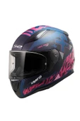 LS2 Rapıd 2 Xtreet   Full Face Motosiklet Kaskı Mat Mavi-mor - 1