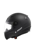 LS2 RAPID 2 MAT SİYAH KAPALI MOTOSİKLET KASKI - 2