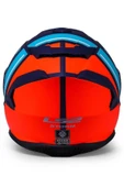 LS2 Storm 2 Slant Mat Mavi Turuncu Kask - 5