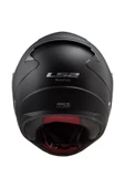 LS2 Rapıd 2 Mat Siyah Kapalı Motosiklet Kaskı Siyah Camlı - 3