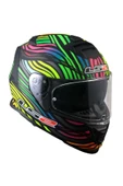 LS2 Storm 2 Power Mat Siyah-gökkuşağı Kask - 5