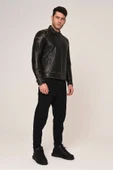 Vexo Vintage Deri Motosiklet Montu - 5