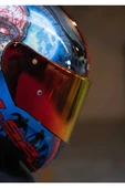 LS2 Rapıd 2 Zombıe Fullface Motosiklet Kaskı Kırmızı Camlı - 1
