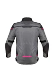LS2 Riva Kadın 4 Mevsim Motosiklet Montu Siyah-Gri-Pembe - 2
