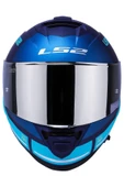 LS2 Storm 2 Slant Mat Mavi Turuncu Kask - 4
