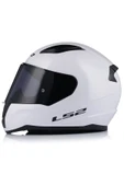 LS2 Rapıd 2 Beyaz Fullface Motosiklet Kaskı Siyah Camlı thumbnail 2